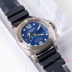 (VS) Swiss Copy Panerai Luminor Submersible 1950 3 Days GMT Titanium Watch